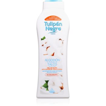 Tulipán Negro Algodon Y Talco gel de duș - imagine 2